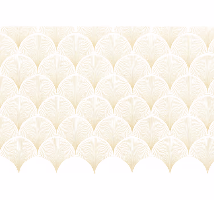 Estore de rolo escritório padrão de folha de ginkgo - TenStickers