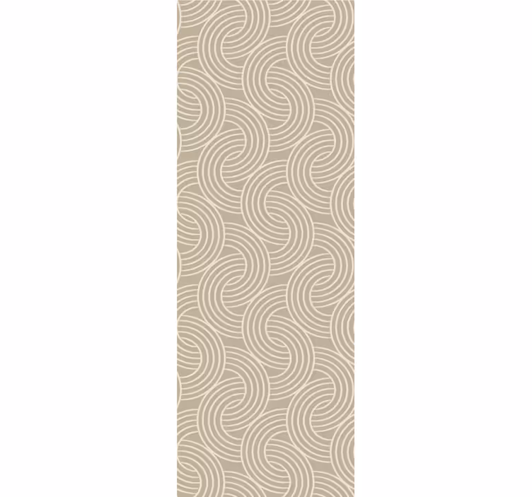 Estore de rolo escritório com padrões elegantes curvados - TenStickers