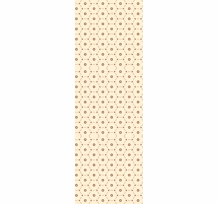 Estore de rolo escritório padrão hexagonal abstrato - TenStickers