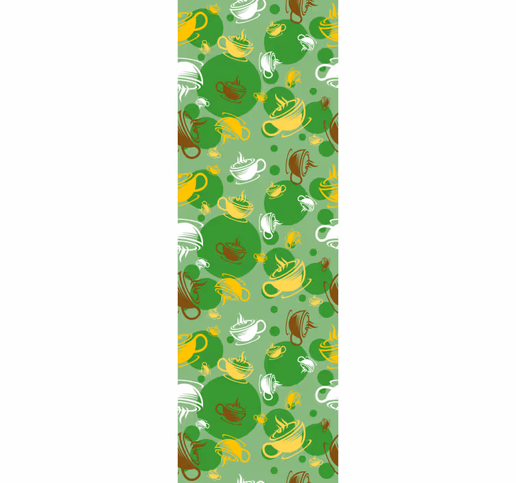 Estore de rolo para cozinha coleção de canecas - TenStickers