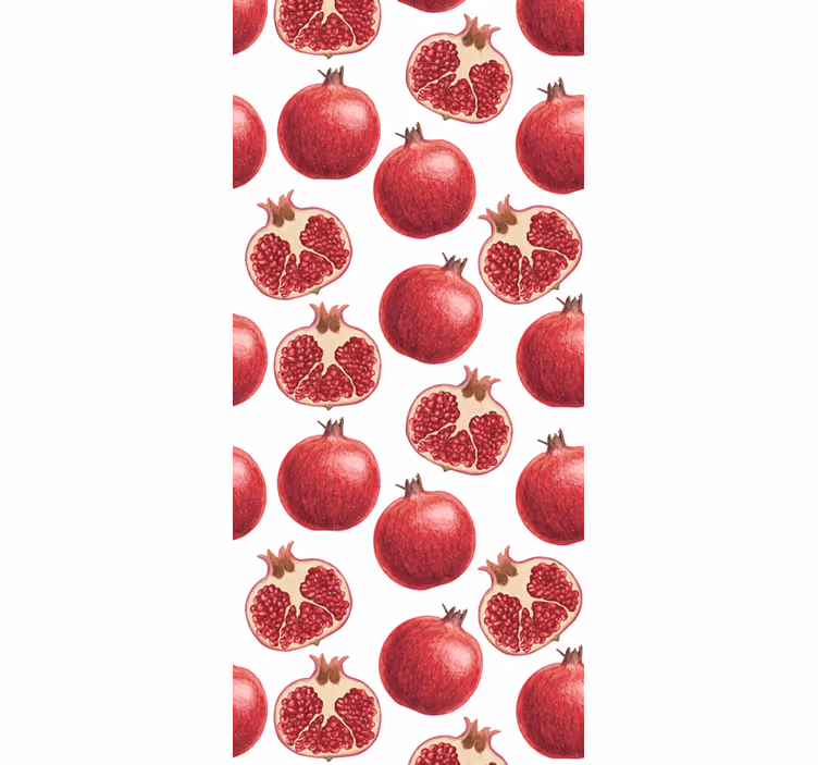 Estore de rolo para cozinha colheita de romã - TenStickers