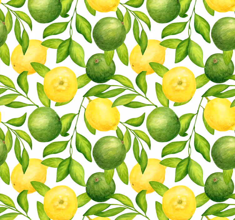 Estore de rolo para cozinha padrão de frutas cítricas - TenStickers