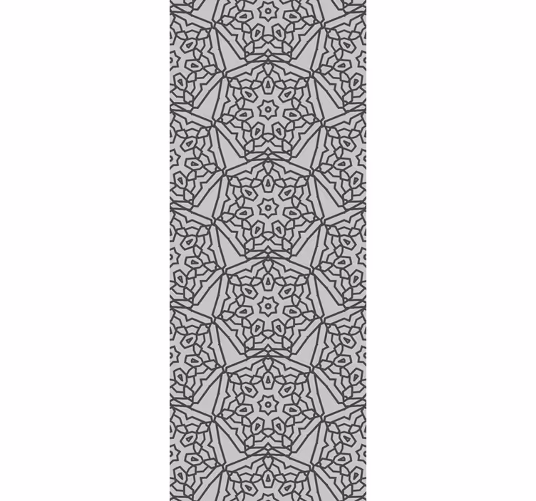 Estore de rolo para cozinha estilo azulejo árabe abstrato - TenStickers