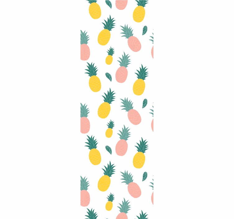 Estore de rolo para cozinha design de frutas abacaxi - TenStickers