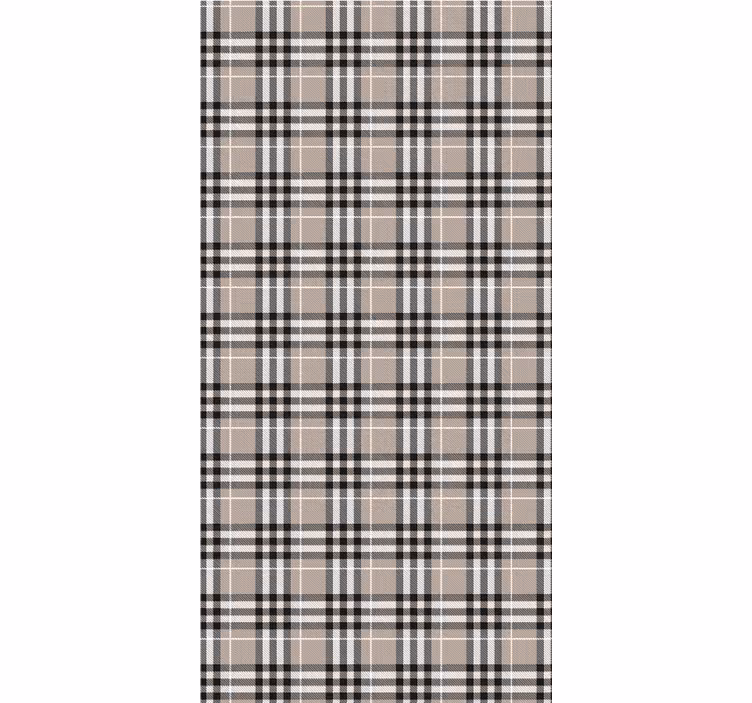 Estore de rolo para cozinha padrão tartan cinza escocês - TenStickers