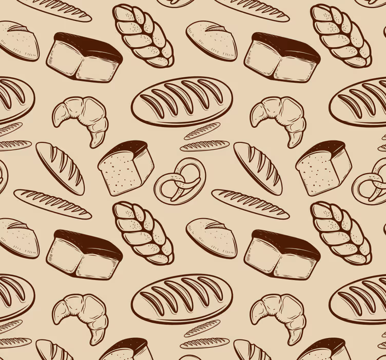 Estore de rolo para cozinha padaria sem emendas - TenStickers