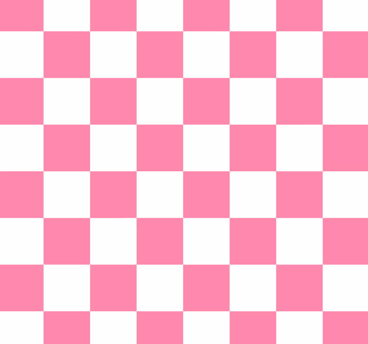 Estore de rolo para cozinha xadrez rosa - TenStickers