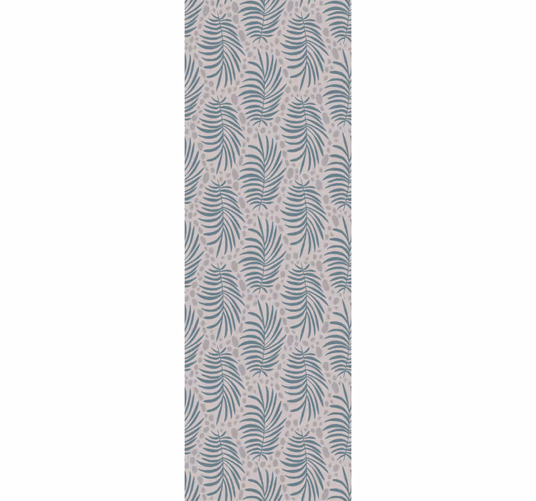 Estore de rolo sala de jantar padrão hamptons tropical - TenStickers