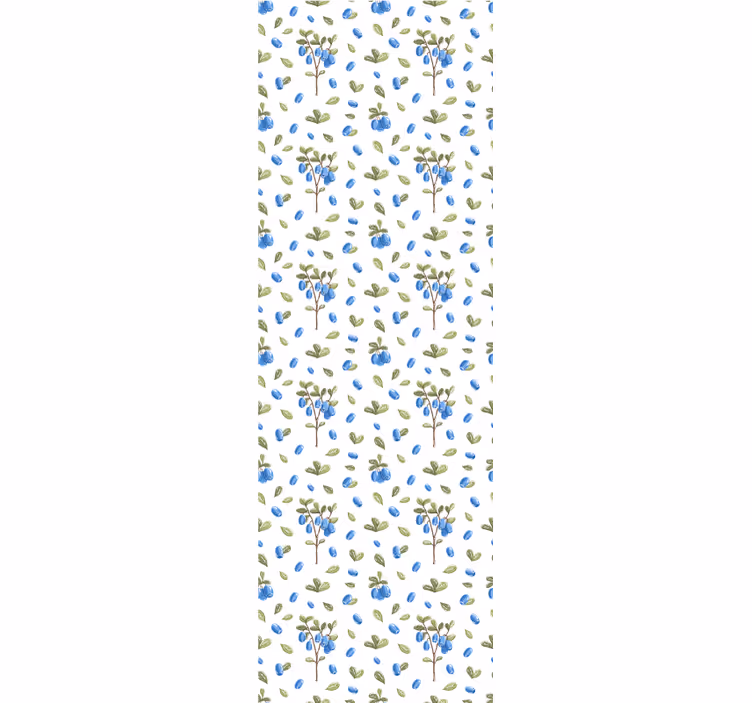 Estore de rolo sala de jantar padrão botânico floral - TenStickers