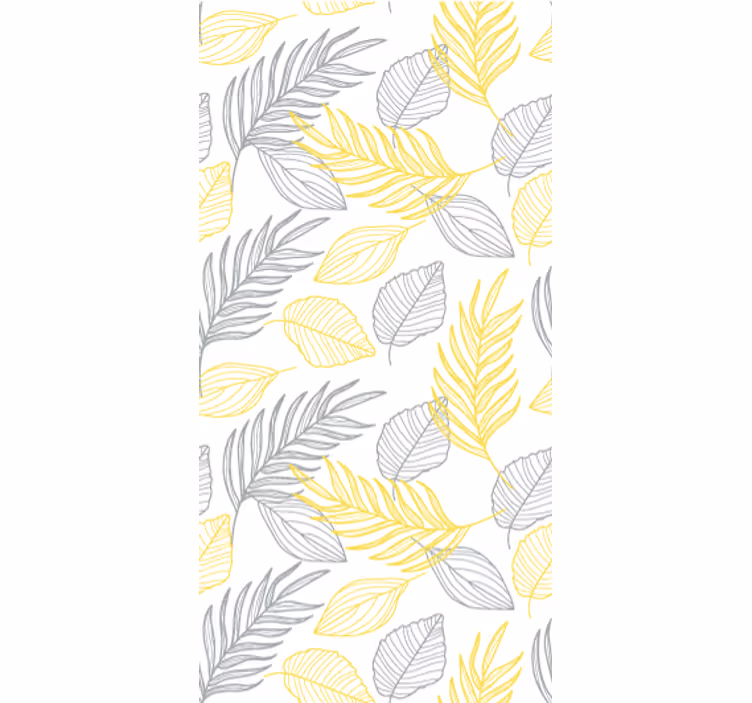 Estore de rolo sala de jantar folhas pantone - TenStickers