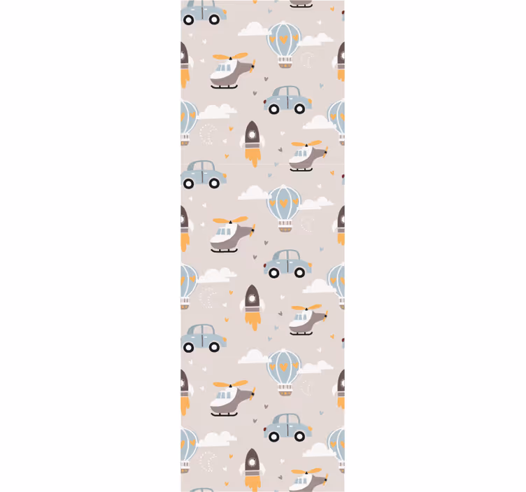 Estore de rolo infantil transporte brincalhão - TenStickers