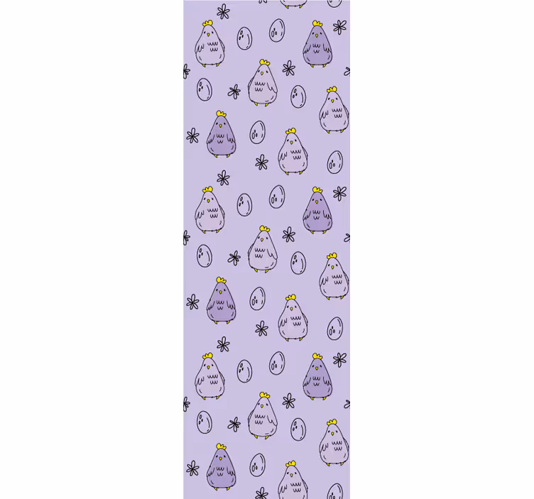 Estore de rolo infantil com estampa de pintinhos - TenStickers