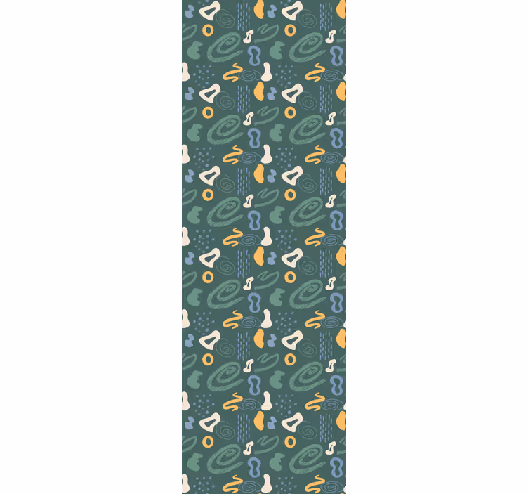 Estore de rolo infantil padrões minimalistas abstratos - TenStickers