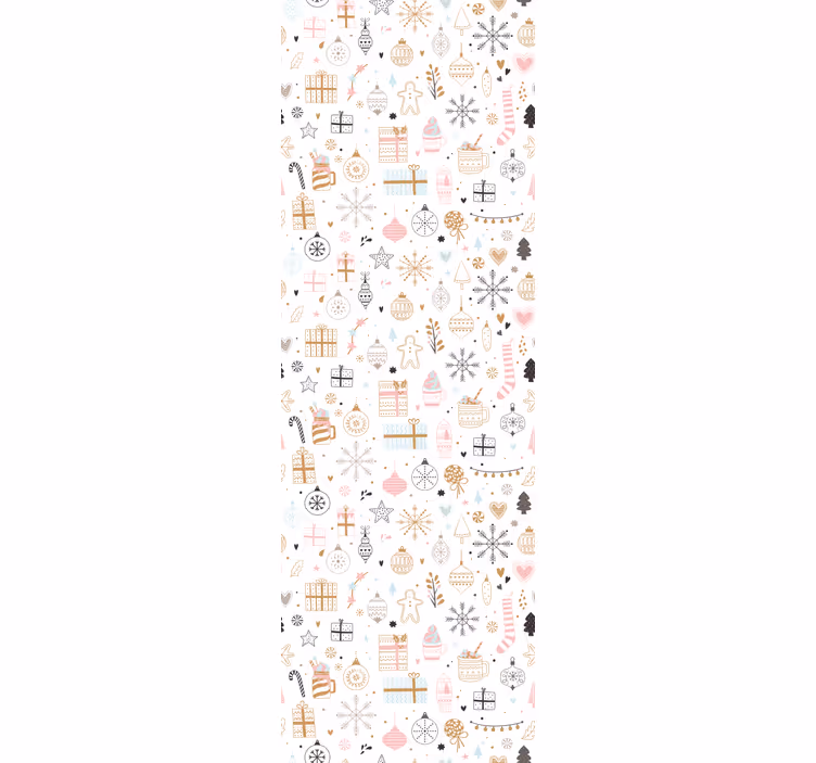 Estore de rolo infantil padrão natalino de inverno - TenStickers