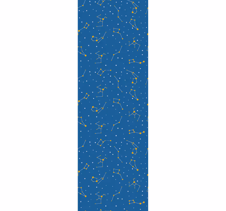 Estore de rolo infantil gráfico de constelações no céu - TenStickers