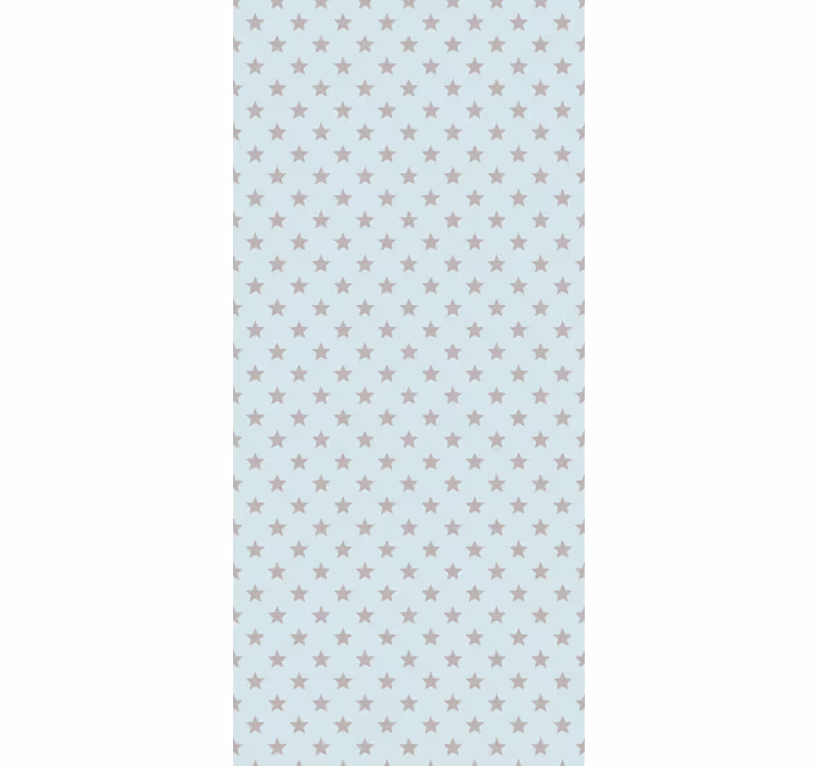 Estore de rolo infantil fundo azul com estrelas cinzas - TenStickers