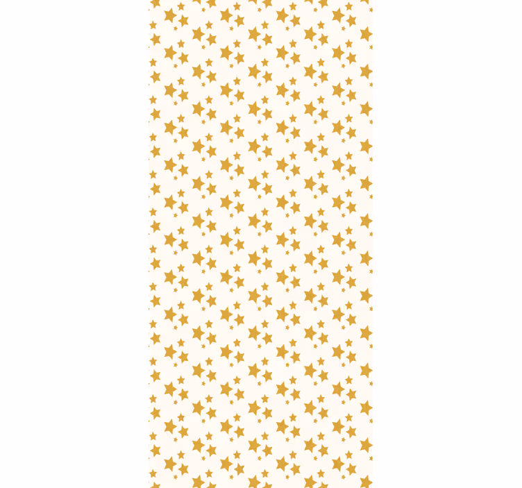 Estore de rolo infantil estrelas douradas desorganizadas - TenStickers