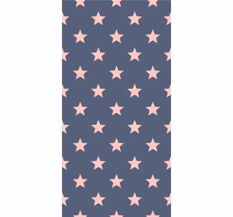 Estore de rolo infantil estrelas rosa e cinza - TenStickers