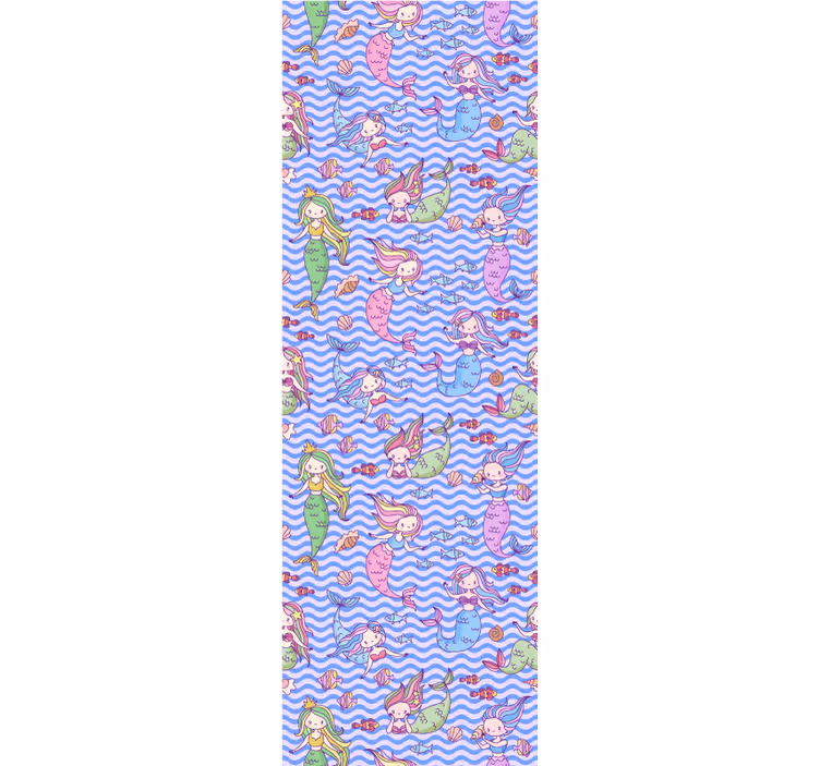 Estore de rolo infantil sereias - TenStickers