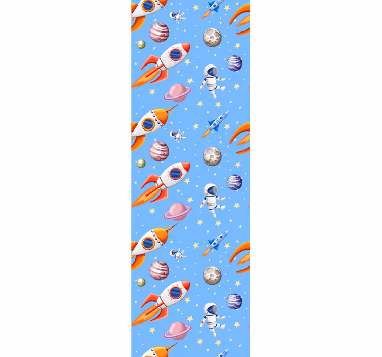 Estore de rolo infantil padrão espacial aquarela - TenStickers
