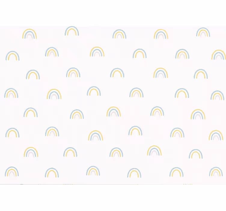 Estore de rolo infantil arco-íris pastel espalhados - TenStickers