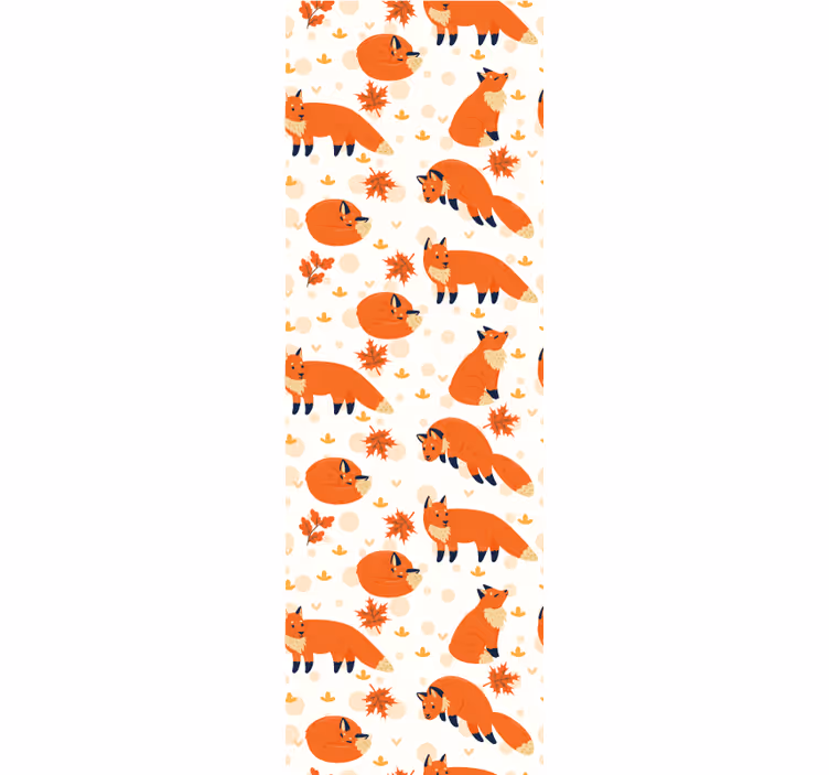 Estore de rolo infantil raposas lindas - TenStickers