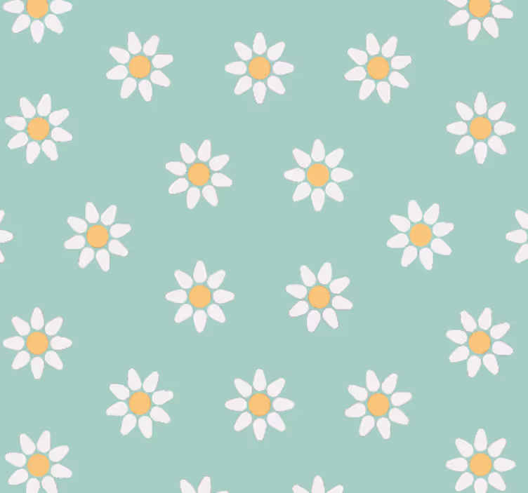 Estore de rolo infantil padrão margarida infantil - TenStickers