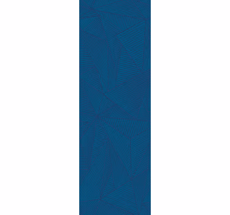 Estore de rolo empresa padrão geométrico azul simples - TenStickers