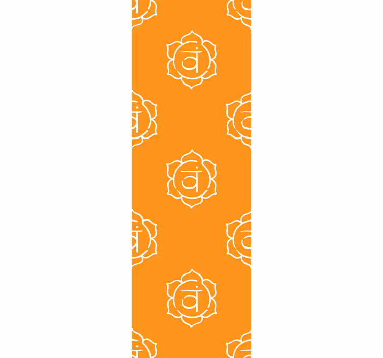 Estore de rolo empresa símbolo do chakra sacral belo - TenStickers