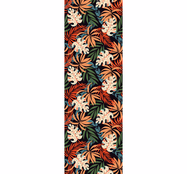 Estore de rolo empresa plantas tropicais fevereiro selvagem - TenStickers