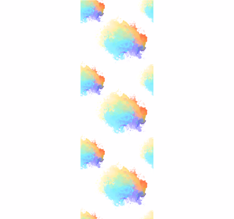 Estore de rolo juvenil festa de cores splash - TenStickers