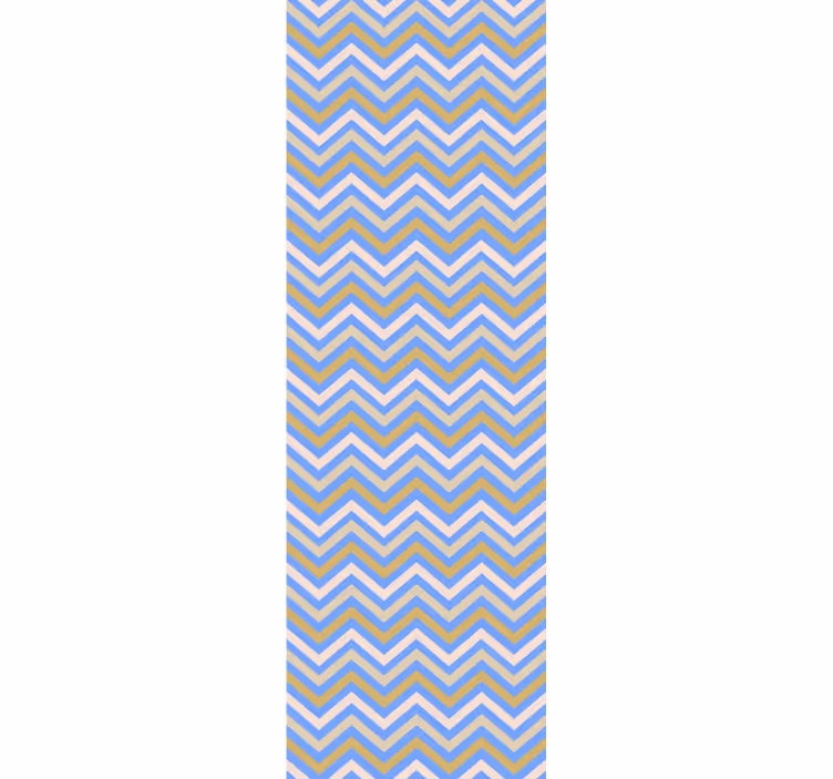 Estore de rolo juvenil padrão zigzag cores contínuas - TenStickers