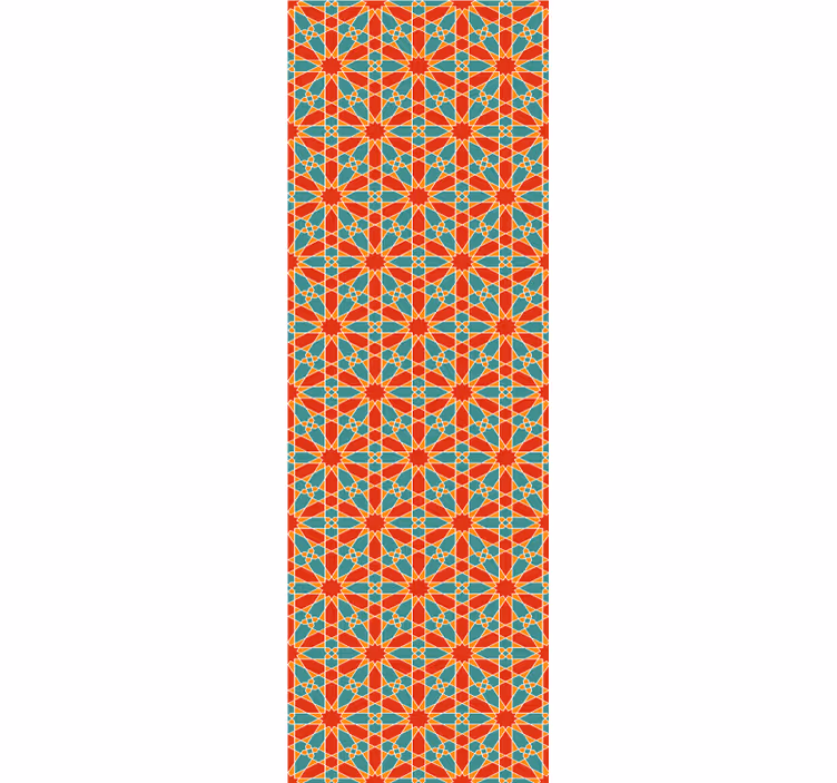 Estore de rolo juvenil ornamento geométrico árabe sem emenda - TenStickers