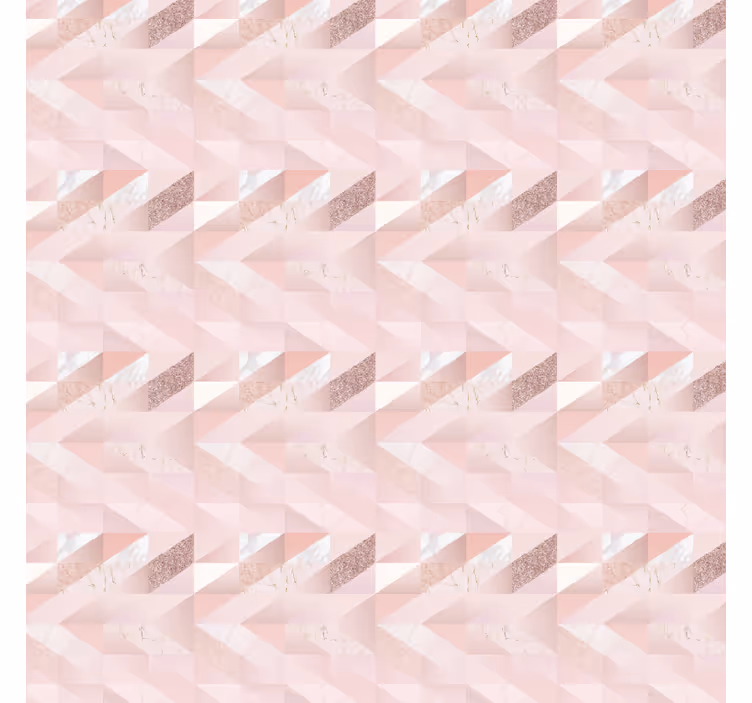Estore de rolo juvenil fundo geométrico rosa feminino - TenStickers