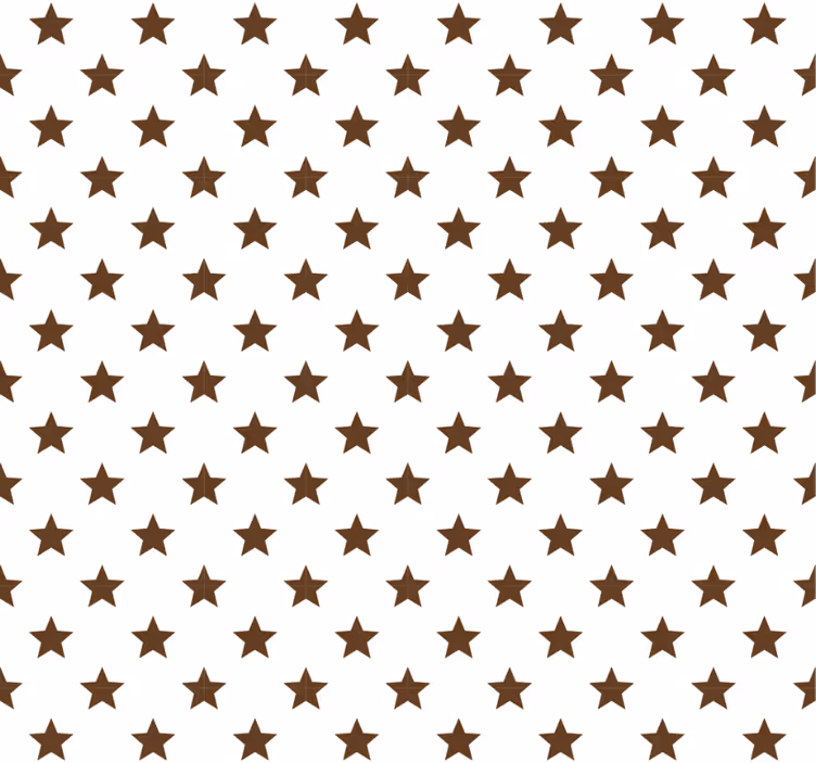 Estore de rolo juvenil estrelas marrons - TenStickers