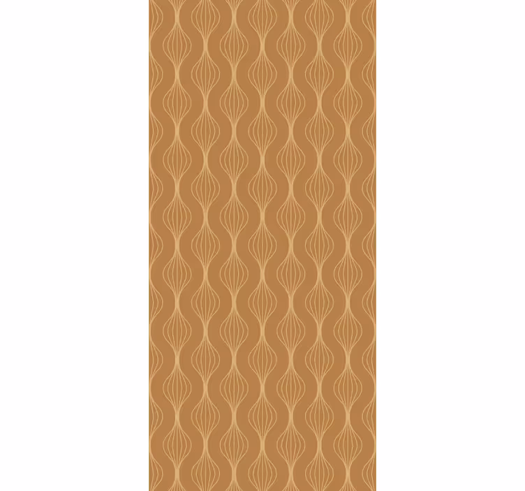 Estore de rolo modernos com padrão de curvas elegantes - TenStickers