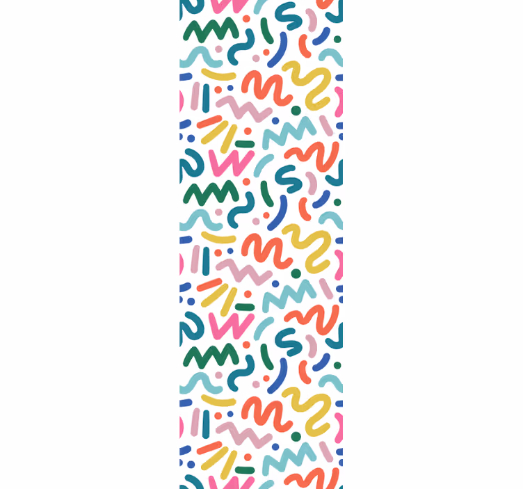 Estore de rolo modernos formas coloridas abstratas - TenStickers