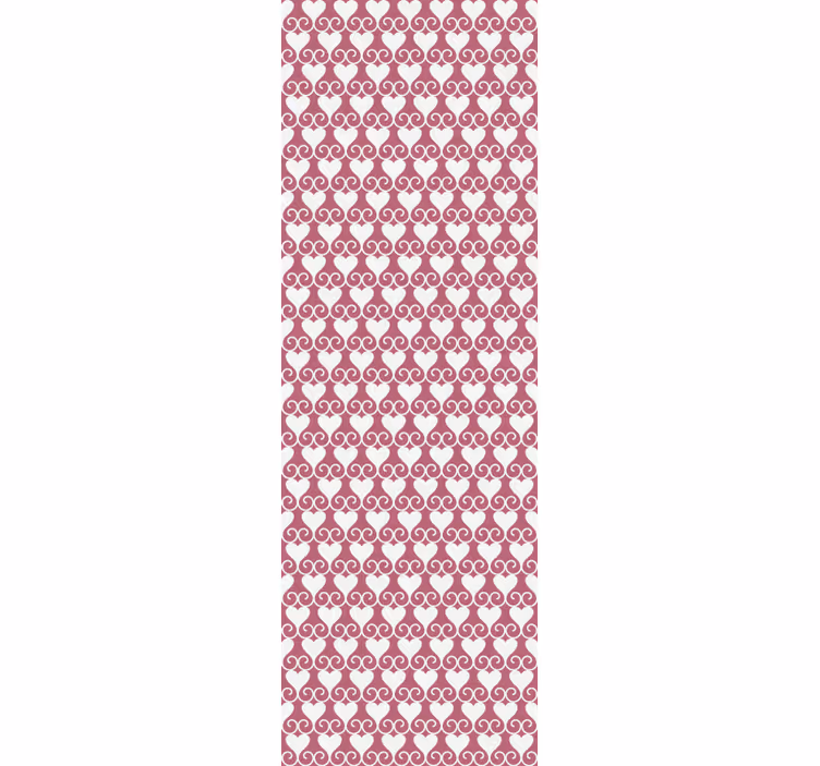Estore de rolo modernos corações entrelaçados decorativos - TenStickers