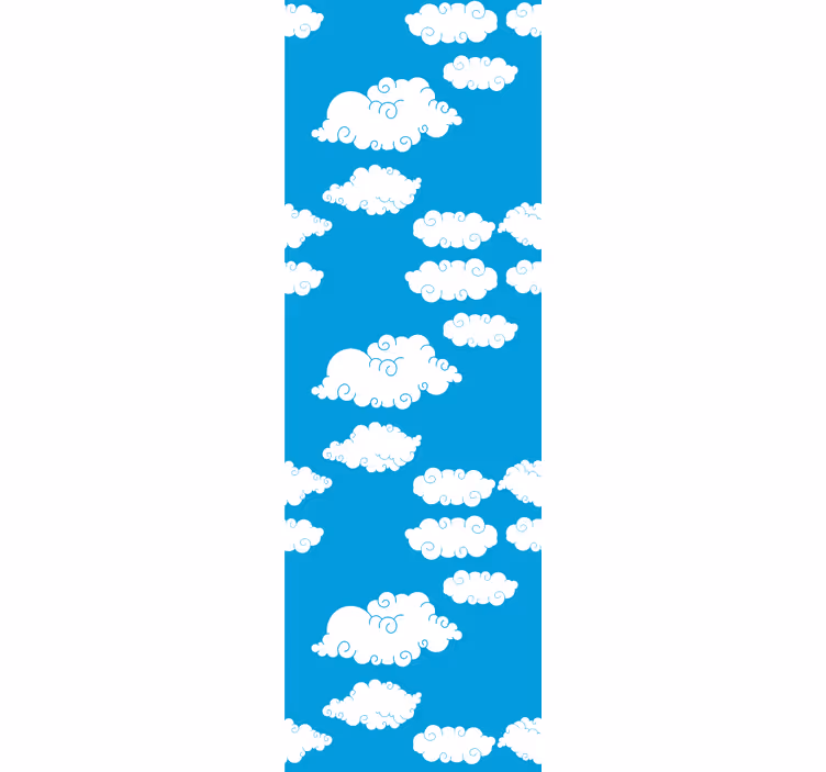 Estore de rolo modernos nuvens no céu - TenStickers