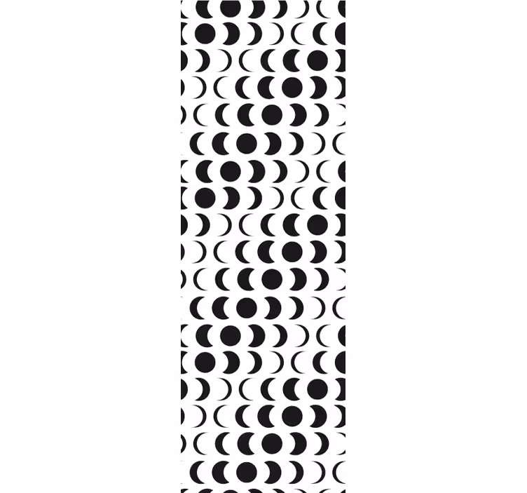 Estore de rolo modernos padrão minimalista de lua - TenStickers