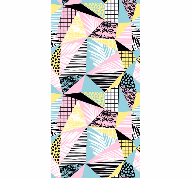 Estore de rolo modernos com design tropical geométrico - TenStickers