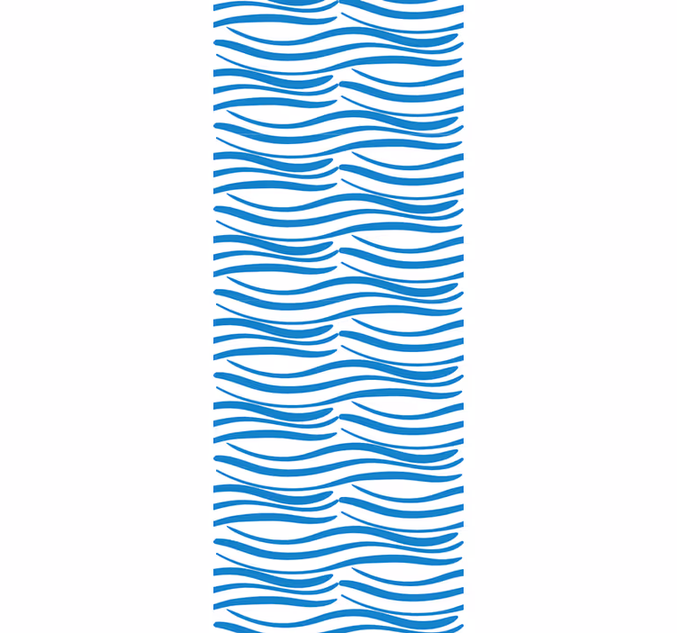 Estore de rolo modernos padrão de pequenas ondas - TenStickers