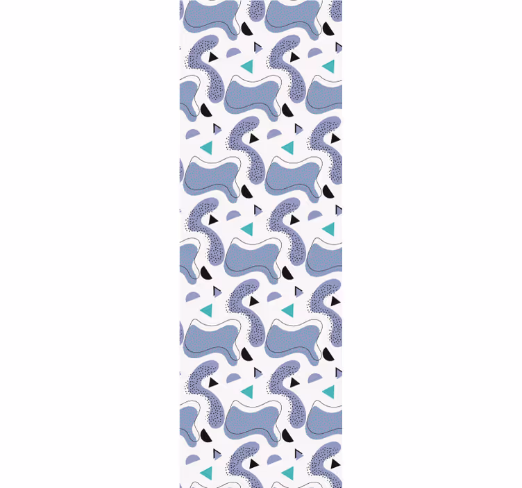 Estore de rolo modernos modelo memphis com fundo branco - TenStickers