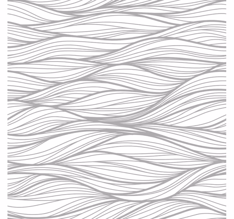 Estore de rolo modernos texturas onduladas fundo branco - TenStickers