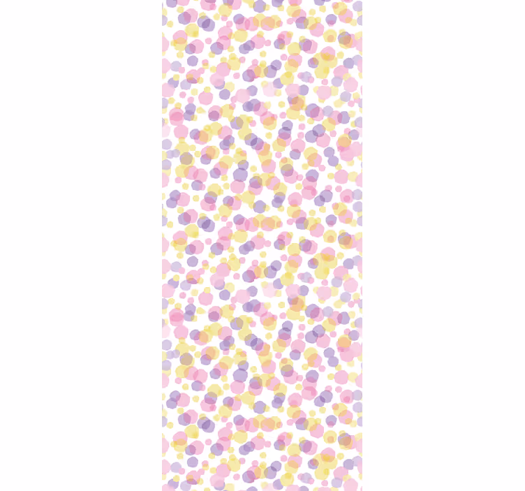 Estore de rolo modernos com bolinhas aquareladas - TenStickers