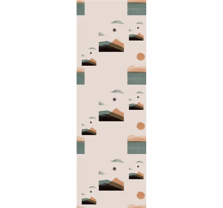 Estore de rolo modernos montanhas abstratas - TenStickers