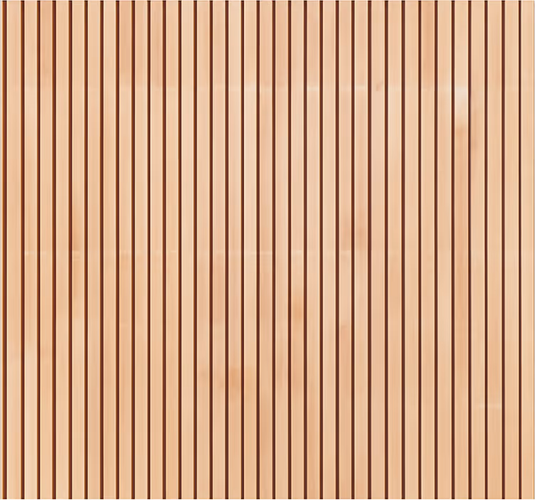 Estore de rolo texturas e padrões ripas cedro claro - TenStickers