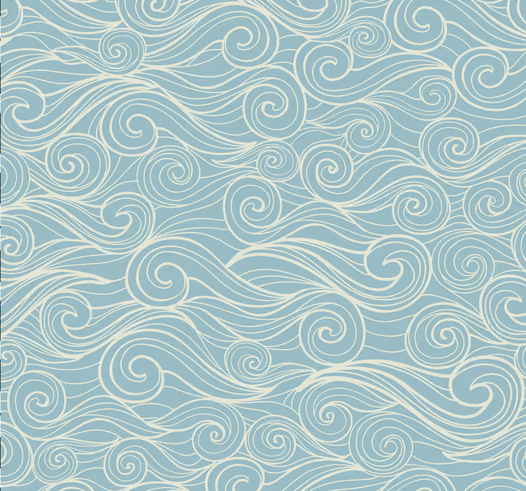 Estore de rolo casa de banho oceano com ondas - TenStickers