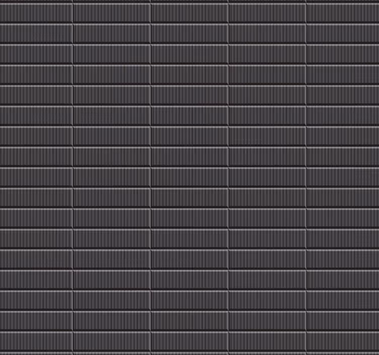 Estore de rolo casa de banho azulejos 3d pretos - TenStickers