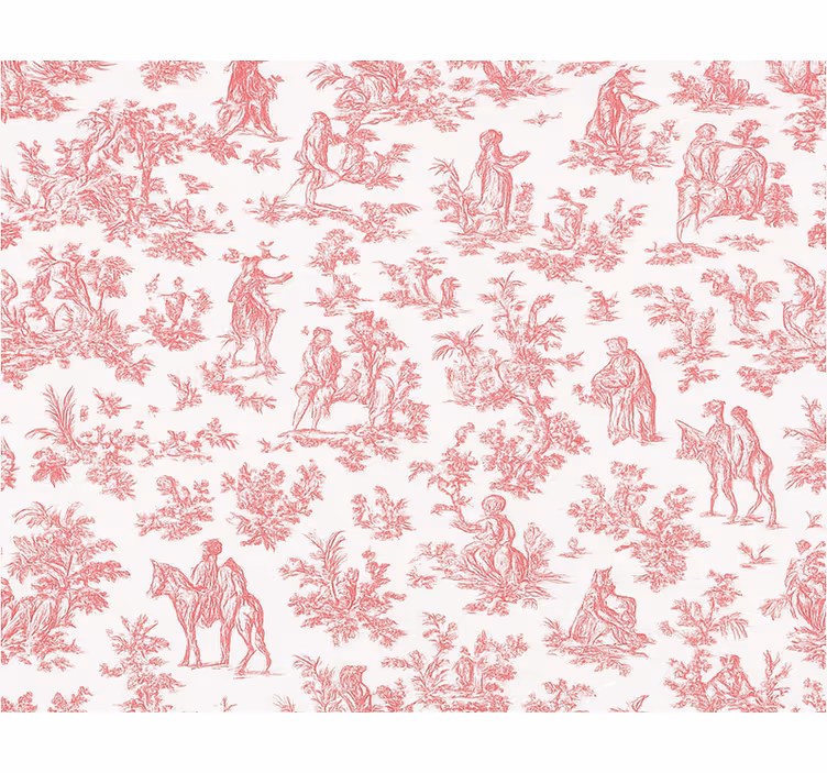 Estore de rolo rosa design vintage campestre rosa - TenStickers